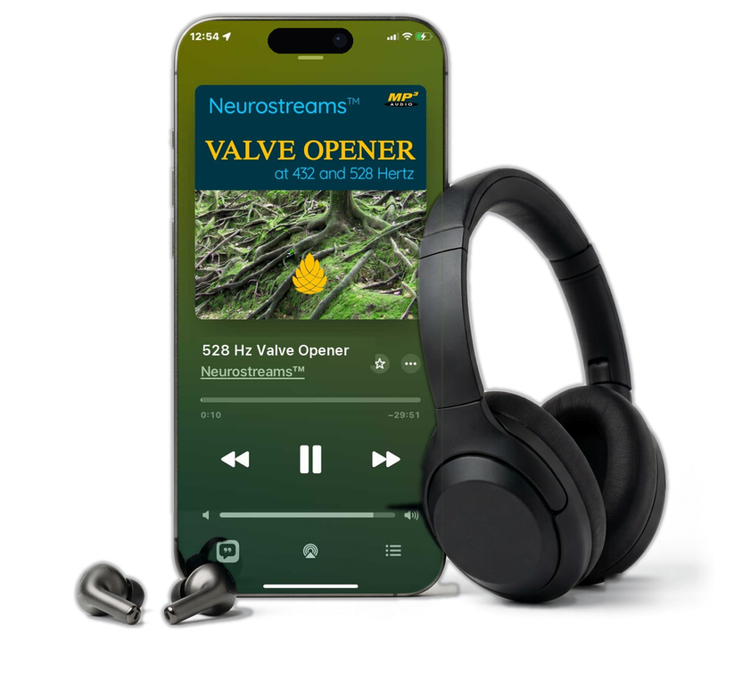 Valve Opener on a smartphone with headphones