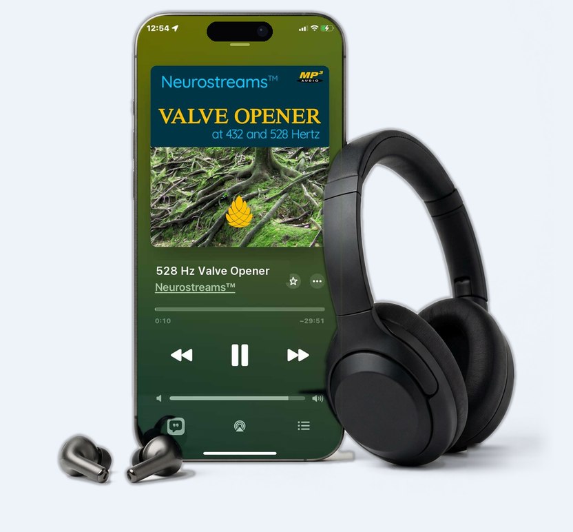 Valve Opener on a smartphone with headphones